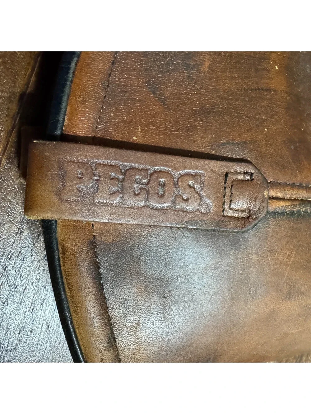 Red Wing Mens Pecos 4445 Steel Toe Boots 12 E2 Vintage USA Made 2008 Distressed